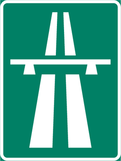 Vägmärke E1: Motorväg